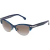Image de Lozza Femme SL4071M5303GR Lunettes de soleil, Shiny Opal Blue, 53/15/140