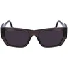 Image de KARL LAGERFELD Unisex Adult Sunglasses KL6123S - Grey with Solid Grey Lens