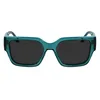 Image de KARL LAGERFELD Unisex Adult Sunglasses KL6142S - Sage with Solid Green Lens