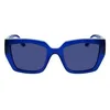 Image de KARL LAGERFELD Women's Sunglasses KL6143S - Blue with Solid Blue Lens