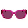 Image de KARL LAGERFELD Women's Sunglasses KL6143S - Pink with Solid Violet Lens