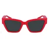 Image de Calvin Klein Jeans CKJ23624S 620 Coral Sunglasses Woman Iniettato, Cat Eye, 54