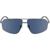 Image de Calvin Klein Men's Sunglasses CK23126S - Light Gunmetal with Solid Blue Lens