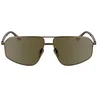 Image de Calvin Klein Men's Sunglasses CK23126S - Matte Amber Gold with Solid Brown Lens