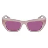 Image de Calvin Klein Jeans CKJ23641S 671 Nude Sunglasses Unisex Iniettato, Butterfly, 50