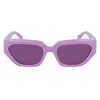 Image de Calvin Klein Jeans CKJ23652S 540 Lilac Sunglasses Unisex Iniettato, Modified Rectangle, 54