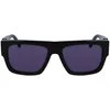 Image de Calvin Klein Jeans CKJ23654S 001 Black Sunglasses Man Acetato, Rectangle, 56