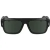 Image de Calvin Klein Unisex Adult Sunglasses CK24501S - Black with Solid Green Lens