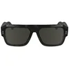 Image de Calvin Klein Unisex Adult Sunglasses CK24501S - Khaki Havana with Solid Smoke Lens