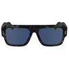 Image de Calvin Klein Unisex Adult Sunglasses CK24501S - Blue Havana with Solid Blue Lens
