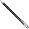 Image de Pentel K110-DAX Dual Metallic Hybrid Dual Metallic Stylo à encre gel pailletée Noir/rouge 2 effets de couleurs différents sur papier clair/foncé noir + rouge métallique