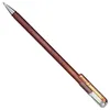 Image de Pentel 23-k110 Dual métallique Hybrid Dual métallique Roller encre gel, Gel, 1 pièce, brillant 2 effets de couleurs différentes sur papier clair/foncé 0,5mm orange/met. gelb