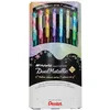 Image de Pentel Hybrid Dual Metallic, Pochette de 7 rollers encre gel métallique pastel K110