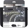 Image de W&N PROMARKER SET TROUSSE X24 TONS GRIS ET NOIRS