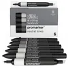 Image de W&N PROMARKER SET X6 TONS NEUTRES