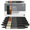 Image de W&N PROMARKER SET X6 TONS TERREUX