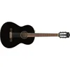 Image de Fender CN-60S Guitare acoustique en nylon, touche en noyer, noir, Inclus des Cours Virtuels Gratuits sur Fender Play