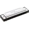 Image de Fender Blues Deluxe Harmonica, Clé de G, 10 Trous, Nickel Chrome, Étui Inclus