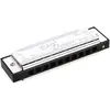 Image de Fender Blues Deluxe Harmonica, Clé de A, 10 Trous, Nickel Chrome, Étui Inclus