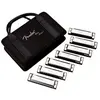 Image de Fender Blues Deluxe 7 Set, Collection Complète pour les Musiciens, Comprend Sept Harmonicas dans des Tonalités Différentes, Avec étui et 2 ans de Garantie