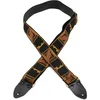Image de Fender® »LEGACY VINTAGE MONOGRAM STRAP« Sangle pour guitare - 5cm de largeur - Couleur: Noir/Marron/Jaune