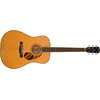 Image de Fender PD-220E Dreadnought Guitare Acoustique, Touche en Ovangkol, Naturel, incluant une Housse Rigide pour Guitare