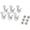 Image de Fender Mécaniques Bloquantes pour Guitare Electrique Stratocaster / Telecaster, Tige Courte, Lot de 6, Chrome