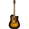 Image de Fender CD-140SCE Dreadnought Guitare Acoustique Electro, Tonalité Marron, incluant une Housse Rigide pour Guitare, Inclus des Cours Virtuels Gratuits sur Fender Play