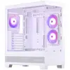 Image de Tour midi Phanteks Phanteks XT View Tempered Glass Windows, D-RGB - weiß Boîtier, Boîtier gaming, Boîtier PC blanc