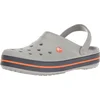 Image de Crocs Unisexe Adulte Crocband Clog Sabots, Light Grey/Navy, 36/37 EU