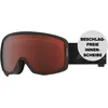 Image de ATOMIC Count JR Orange Masque De Ski pour Enfants Noir, Monture Live Fit Confortable, Meilleure Visibilité dans Toutes Les Conditions, Compatible avec des Lunettes De Vue
