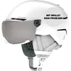 Image de Atomic Savor Visor JR Casque De Ski Avec Visière, Blanc, Taille S, Enfant Et Adolescent, Absorption Maximale Des Chocs, Ventilation Active Aircon, Masque À Miroir Haut De Gamme, 51-55 cm