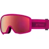 Image de ATOMIC Masque de Ski Count JR cylindrique pour Enfants, Berry/Rose, Monture Confortable Live Fit, Convient pour Les porteurs de Lunettes, Vision Claire, Strap recouvert de Silicone