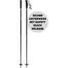 Image de Atomic AMT SQS Bâtons De Ski Noirs De 110 cm De Long, Bâtons Fiables En Aluminium 4*, Poignée Ergonomique, Système Safety Quick Release, Bâtons Avec Rondelle De 60 mm