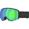Image de Atomic Revent L Stereo Masque De Ski Noir Avec Protection Anti-Éblouissement, Masque De Snowboard De Grande Qualité, Monture Live Fit, Masque De Ski Double Écran