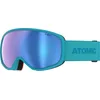 Image de ATOMIC Masque de ski Revent HD, Bleu sarcelle, Couleurs contrastées, Haute qualité, Monture Live Fit, Double écran