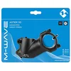 Image de M-WAVE PIANTONE HSET 1/8 31.8X 60 MM GRADI Unisex-Adult, Black, 1.1/8" (28.6mm), Ext. 60mm, 35°, Klemmung 31.8mm