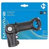 Image de M-Wave Unisex-Adult St-C2.1 Ahead Potence Noir Réglable de 0° à 90° Ext. 90 mm pour 31,8 mm