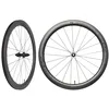 Image de Novatec Jeu de Roues en Carbone pour vélo de Route, 50 mm et 1317 g, sans tubeless, R5 Disc CL-Pro, Shimano HG