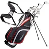 Image de WILSON Amazon Exclusive Golf WGG157552 Set de Golf Homme Noir Gris Rouge avec Manches Graphite