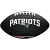 Image de WILSON Mini NFL Team Soft Touch; Ballon de Football Américain, Adhérence Confiante et Un Toucher Doux, pour Extérieur, Équipe: New England Patriots, Couleur: Noir, Taille Mini