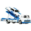 Image de Hot Wheels Camion De Transport D´Équipe Et Voiture De Course 5 Modèles Aléatoires Assorti