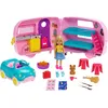 Image de Barbie Famille Coffret Mini-poupée Chelsea avec sa Voiture et sa Caravane, Figurine Chiot et Accessoires, Jouet pour Enfant, FXG90