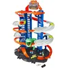 Image de Hot Wheels Ultimate Garage City Vs Robo Beasts avec Piste De Course À Plusieurs Niveaux, Dinosaure T-Rex Mobile De 91 Cm, Comprend 2 Voitures, Jouet pour Enfant de 5 Ans et Plus, GJL14