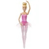 Image de Barbie Ballerine Poupée Danseuse Aux Cheveux Blonds, avec Tutu Rose Et Pointes, Jouet pour Enfant, GJL59