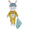 Image de Fisher-Price Lapinou Compagnon Dodo, Peluche Musicale avec Veilleuse Intégrée pour Entraîner Petits à s’Endormir Seuls, Bébé dès 18 Mois, Multicolore, Tu, 1 Unité