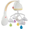 Image de Fisher-Price Nuages Apaisants Mobile Musical pour lit bébé avec détecteur de Pleurs, Sons et lumières, Transformable en veilleuse, dès la Naissance, GRP99