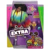 Image de Barbie Extra poupée articulée Brune au Look Tendance et Oversize, avec Figurine Animale et Accessoires Inclus, Jouet pour Enfant, GVR04