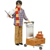 Image de Harry Potter coffret collector Quai 9 3/4 avec poupée articulée, chouette Hedwige, bagages et accessoires inspirés du film, jouet pour enfant, GXW31