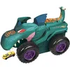 Image de Hot Wheels Monster Trucks Voiture géante Mega Wrex Extrême Capable d'avaler des véhicules échelle 1:64, lumières et Sons, Jouet pour Enfant, GYL13